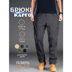 Брюки карго Modniki, размер 3XL, темно-серый
