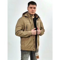 Ветровка FDCENTURY, размер 58, бежевый