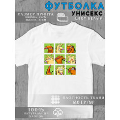 Футболка, 1 шт., размер XS, белый Funpets