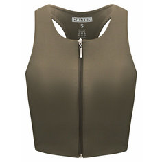 Топ спортивный HALTER, 1 шт., размер S, зелёный