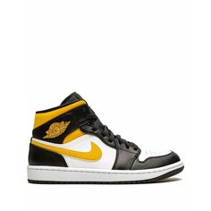 Кроссовки Jordan Air Jordan 1 Mid, размер 11.5 US (Мужские размеры Jordan US ), черный