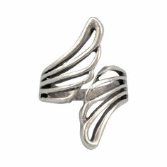 Кольцо-кулон OTOKODESIGN, безразмерное, ширина 21 мм, серебряный