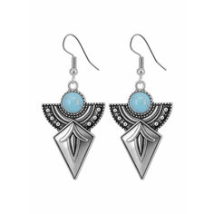 Серьги OTOKODESIGN, акрил, серебристый