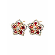 Серьги OTOKODESIGN, красный