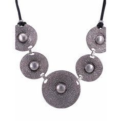 Колье OTOKODESIGN, серебристый