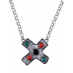 Колье OTOKODESIGN, серебристый