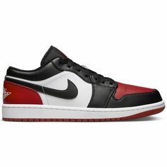 Кроссовки Jordan Air Jordan 1 Low, размер 40, черный/красный/белый