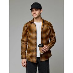 Рубашка BAWER, размер XS, оранжевый/черный
