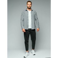 Рубашка BAWER, размер XS, черный/белый