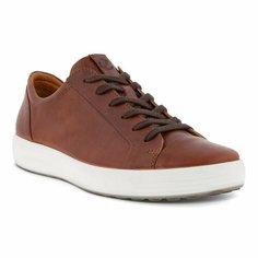 Кеды ECCO SOFT 7 M, полнота F (EU)/ на среднюю стопу, размер 41, коричневый