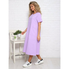 Платье Территория СтрекоZZ, размер 56, сиреневый