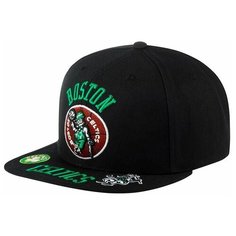 Бейсболка Mitchell & Ness для мужчин и женщин, размер 0, черный