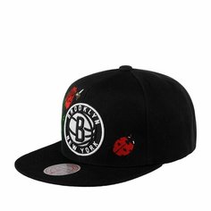 Бейсболка Mitchell & Ness для мужчин и женщин, размер 0, черный