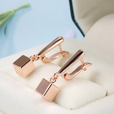 Серьги с подвесками FJ Fallon Jewelry, золотой