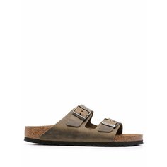 Биркенштоки Birkenstock Arizona, размер 39 Narrow EU, зелeный