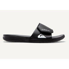 Шлепанцы Quiksilver BRIGHT COAST AD, размер EU 46 UK 12.0 USm 13.0 СМ 31, BLACK/WHITE/BLACK
