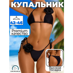 Купальник UNIMANIA Базовая, размер S, black