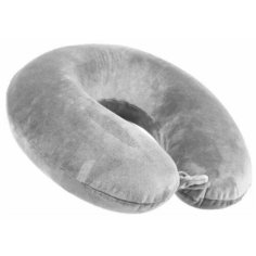 Подушка для шеи Memory Foam, светло-серый