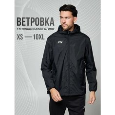 Ветровка FN Storm ветровка с капюшоном, размер M, черный ФН