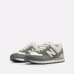 Кроссовки New Balance 574, размер 7 US 37.5 EUR 24 CM, зелeный