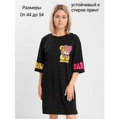 Футболка, размер 44, черный Нет бренда