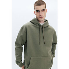Худи Befree Casual, размер XS INT, , оливковый