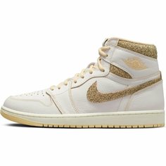 Кроссовки Jordan Air Jordan 1 Retro Hi OG, размер 8us 41eu 26cm, бежевый