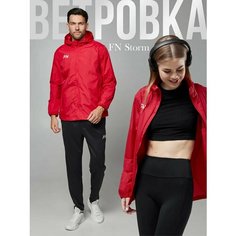 Ветровка FN Storm ветровка с капюшоном, размер S, красный ФН