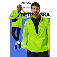 Ветровка FN Storm ветровка с капюшоном, размер XS, зеленый ФН