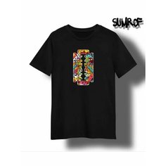 Футболка Zerosell лезвие, размер 4XL, черный