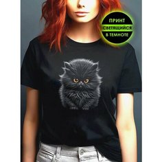 Футболка Romax Tex Коты, размер 54, черный