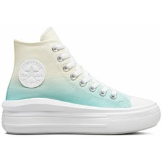Кеды Converse CHUCK TAYLOR ALL STAR MOVE, размер 37.5, белый-зеленый