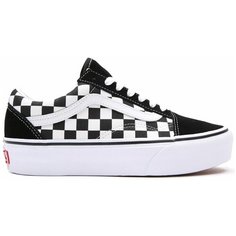 Кроссовки VANS UA OLD SKOOL PLATFOR, размер 6.5 US, белый, черный