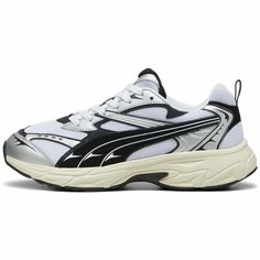Кроссовки PUMA Morphic Retro, размер 9.5 UK, белый/серый/черный