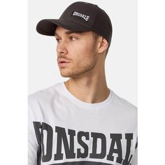 Бейсболка LONSDALE для мужчин, размер Универсальный, серый