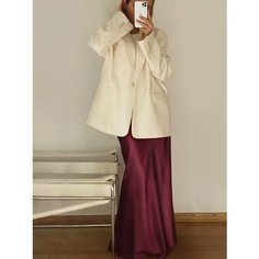 Юбка WONDERCLO OLD MONEY, размер 40/XS, бордовый