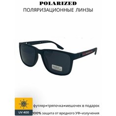 Солнцезащитные очки MARX, черный матовый/черный
