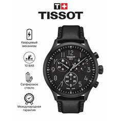 Наручные часы TISSOT, черный/белый