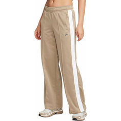 Брюки NIKE W NSW PK PANT SW, размер S, зелёный