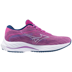 Кроссовки Mizuno WAVE RIDER 27, размер 4,5 UK, розовый/белый/темно-синий