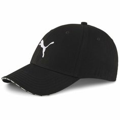 Бейсболка PUMA Кепка Puma Visor Cap черная (лого центр) для мужчин, размер Adult, черный