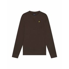 Свитшот Lyle & Scott Crew Neck Sweatshirt, размер XL, , коричневый, желтый