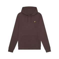 Худи Lyle & Scott Pullover Hoodie, размер XXL, , коричневый, бордовый