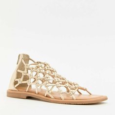 Сандалии TENDANCE, размер 36, светло-золотой