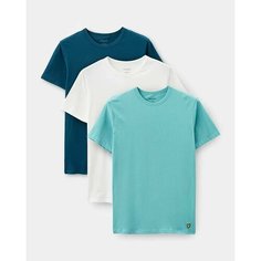 Футболка Lyle & Scott Basic 3 Pack T-shirt, 3 шт., размер XXL, белый, голубой, синий