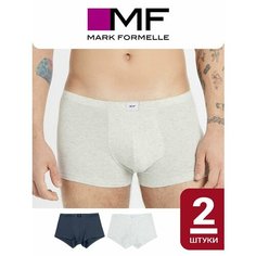 Трусы MARK FORMELLE нижнее белье, комплект из 2 шт., размер 94-104, серый