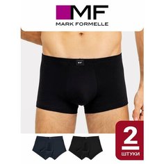 Трусы MARK FORMELLE нижнее белье, комплект из 2 шт., размер 82-92, темно-синий/черный