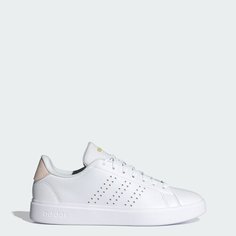 Кроссовки adidas Advantage 2.0, размер 5 UK, Cloud White / Putty Mauve / Gold Metallic