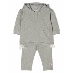 Костюм спортивный Moncler, размер 12-18 мес, серый