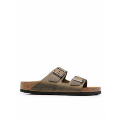 Биркенштоки Birkenstock, размер 44 EU Narrow, зелeный